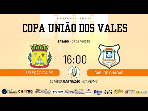 Itaipé   X  Carlos Chagas  -   Copa União dos Vales Categoria Sub 20.
