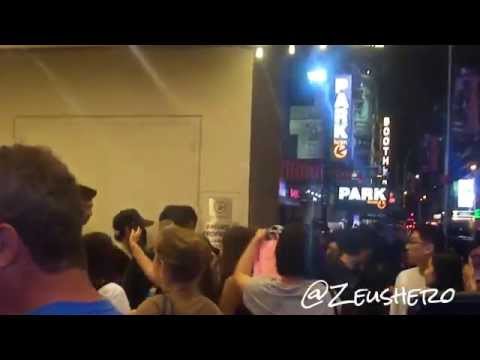 Tablo leaving SMTM4 @ Best Buy Theater NYC 091215