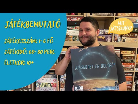 Az Ismeretlen Bolygó Társasjáték Bemutató - Fekete doboz, fényes ragyogás - Mit Játsszunk?