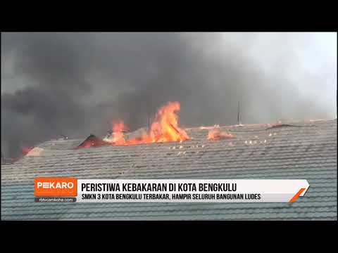 SMKN 3 Kota Bengkulu Terbakar