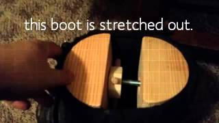 How to stretch a Boot Calf