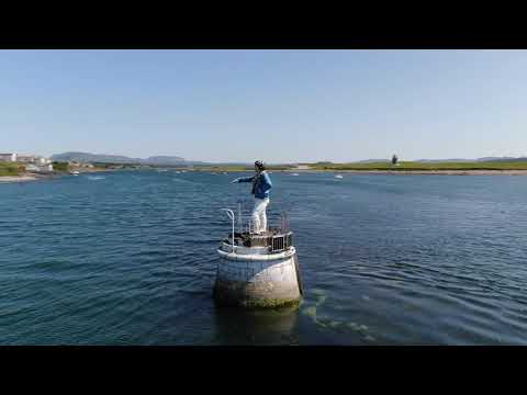 Metal Man Beacon Rosses Point, County Sligo Republic Of Ireland.