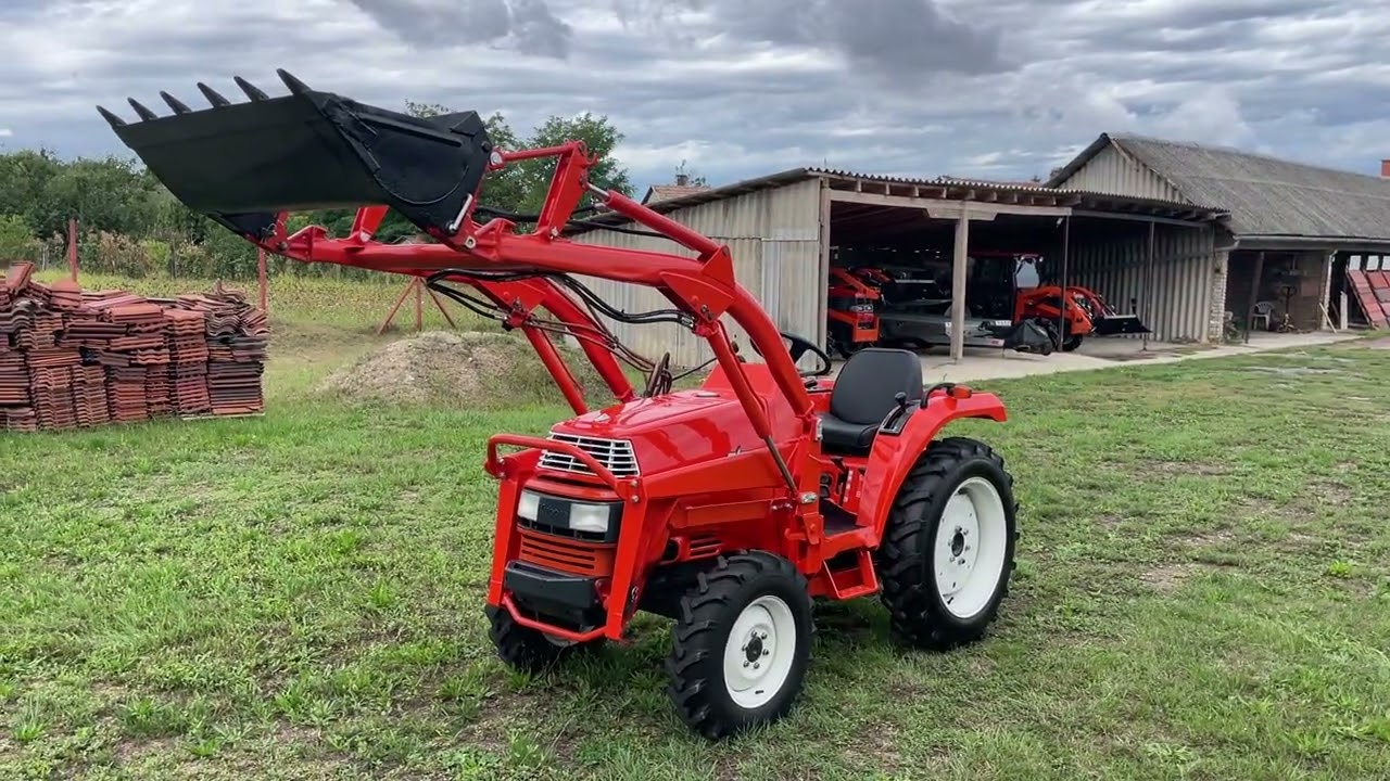 Kubota 20LE manual Gyári Homlokrakodó 4Új Gumi Ingyenes Szállítás Szervizelve