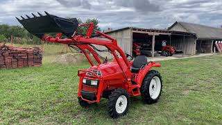 Kubota 20LE manual Gyári Homlokrakodó 4Új Gumi Ingyenes Szállítás Szervizelve