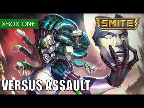 SMITE Gameplay Xbox One Assault Versus as Medusa - Note to self: never lacerate into a Sobek