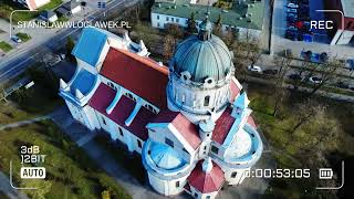 Kościół św. Stanisława BM Włocławek z lotu ptaka