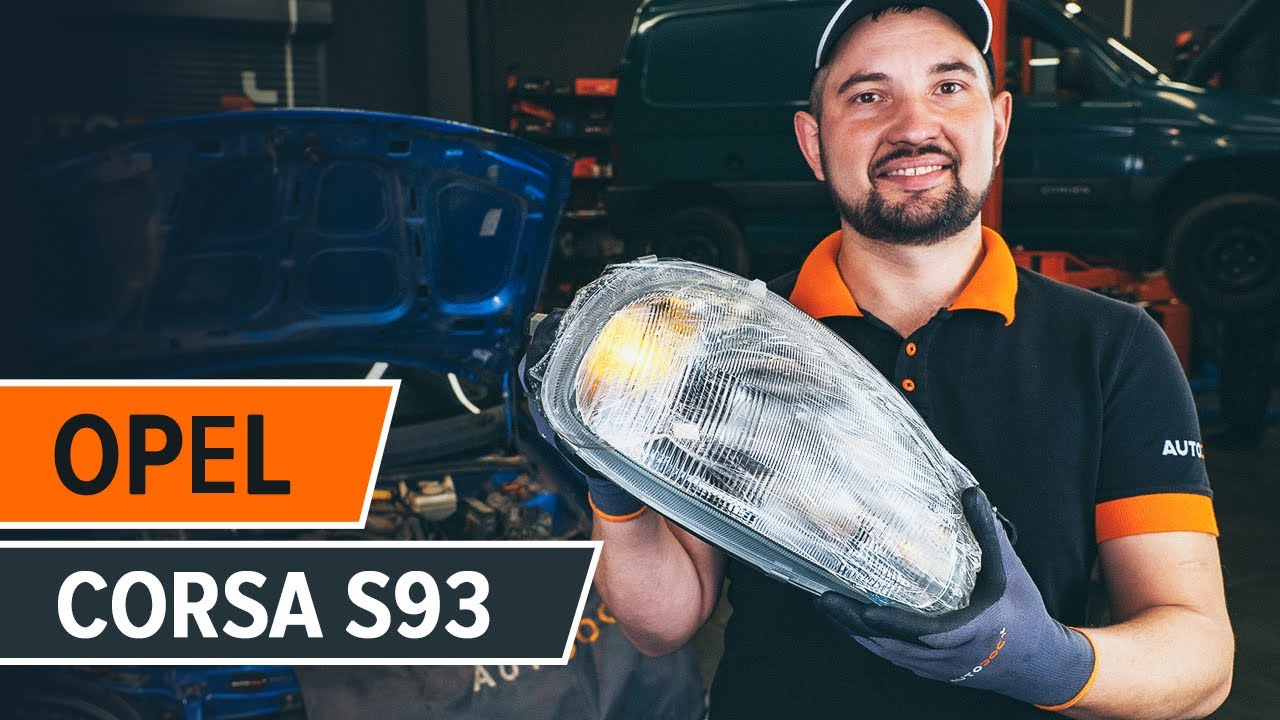 Jak vyměnit světlomety na Opel Corsa S93 – návod k výměně