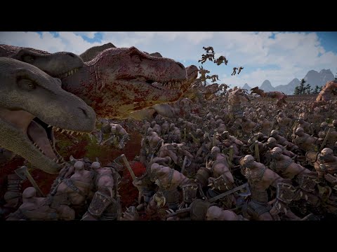 1,000,000 ORCS vs 10,000 T-REX | Ultimate Epic Battle Simulator 2