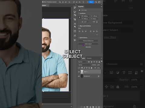 Here’s how to use Layer Mask in UNDER 10 seconds! #graphicdesign #photoshop #subscribe #like