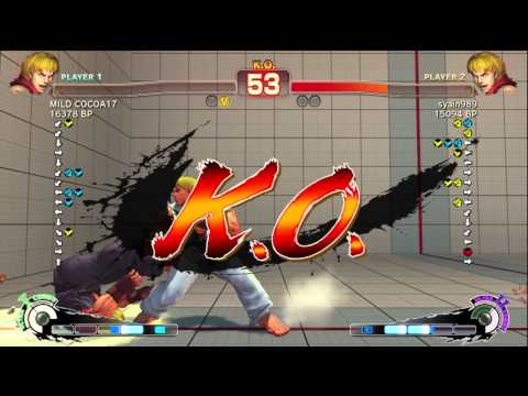 syain989 [Ken] vs MILD COCOA [Ken] SSF4 Japanese Online Ranked Matches - TRUE-HD