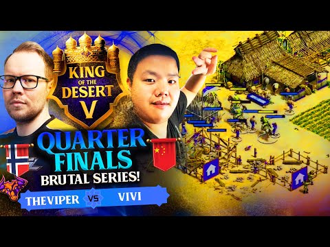 TheViper vs VIVI Quarterfinals KING OF THE DESERT 5 #ageofempires2
