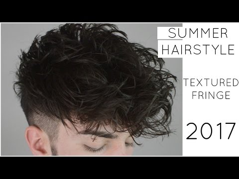 Textured Fringe | Men's Summer Hairstyle |...
