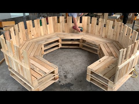 Inspiring Diy Wood Pallet Projects - Creative Garden Pallet Benches Make Great Outdoor Decorations