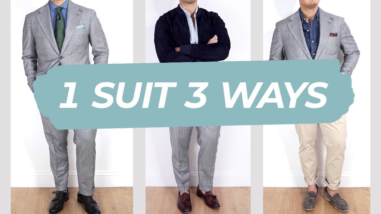 1 Suit = 3 Outfits: How to wear a suit jacket and pants separately • Effortless Gent