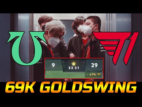 T1 VS UNDYING GAME 1 - 69K GOLD LEAD ON TI10 DOTA 2