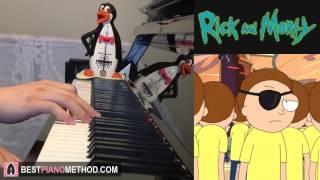 Rick and Morty - Evil Morty Theme (For The Damaged Coda by Blonde Redhead) (Piano Cover by Amosdoll)