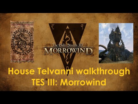 TES III: Morrowind - House Telvanni | 4K60 | Longplay Full Faction Questline Walkthrough