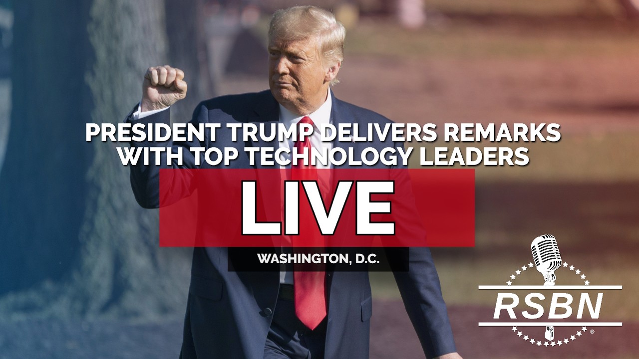 LIVE: President Trump Delivers Remarks with Today's Top Leaders in Technology - 08/19/26