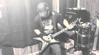 Fall of Olympus - In the studio - Cyanosis guitar tracks.