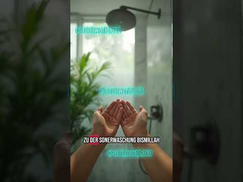 Gusul ! Wie mache ich die Ganzkörperwaschung Ghusul