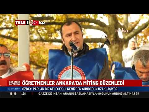Ankara Anıtpark`ta gerçekleştirdiğimiz Büyük Buluşma Tele 1 Tv`de haberleştirildi. | EĞİTİM İŞ
