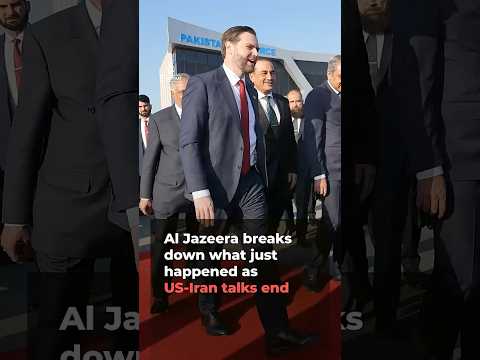 Why did US-Iran talks end without an agreement in Pakistan? | AJ #shorts