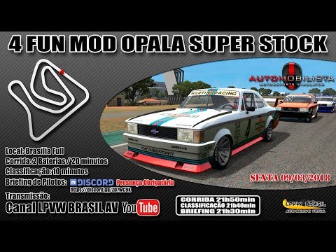 4FUN Mod Opala Super Stock – AMS – Brasília Full-DF