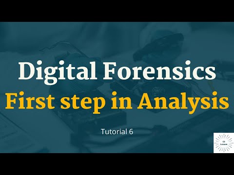Digital Forensics Tutorial 1 An Introduction