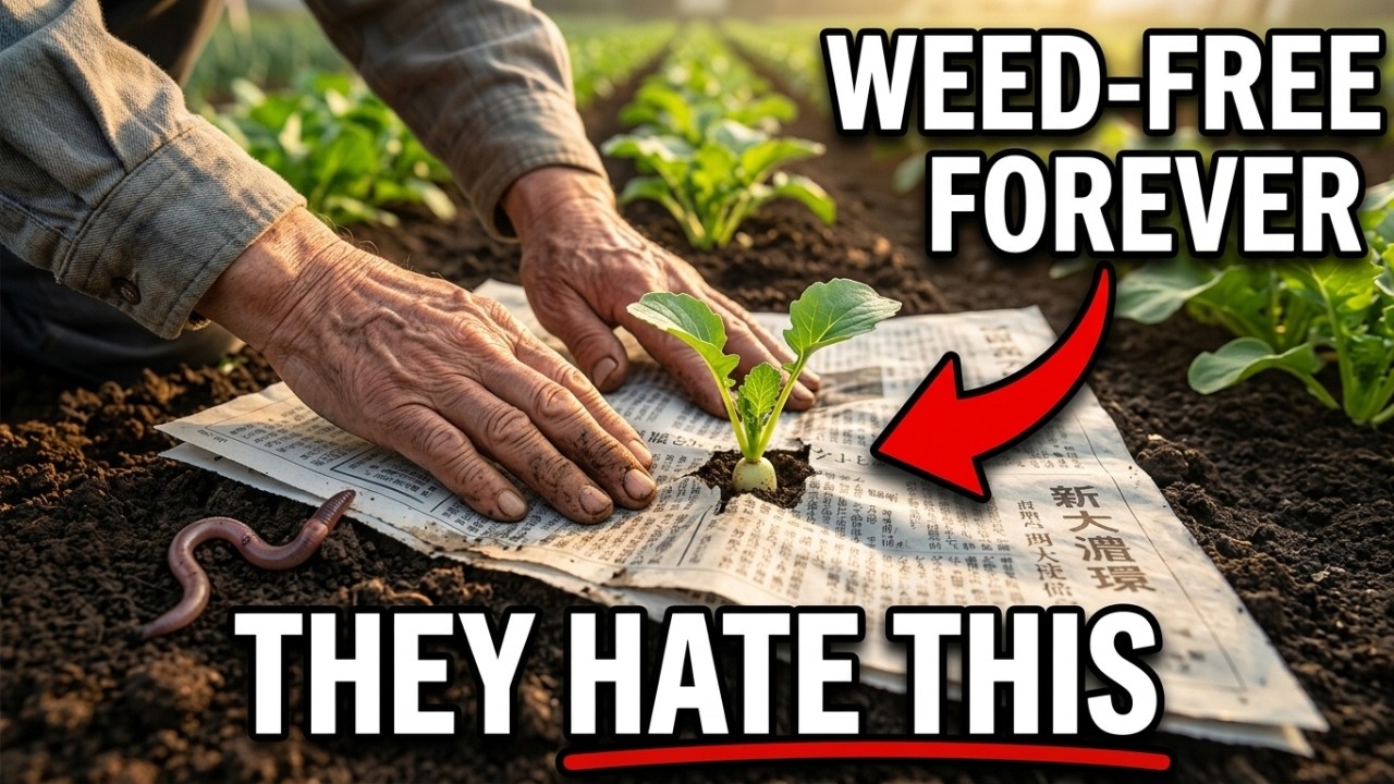 Why Japanese Farmers Never Have Weeds — The One "Newspaper" Method Big Ag Tried To Silence