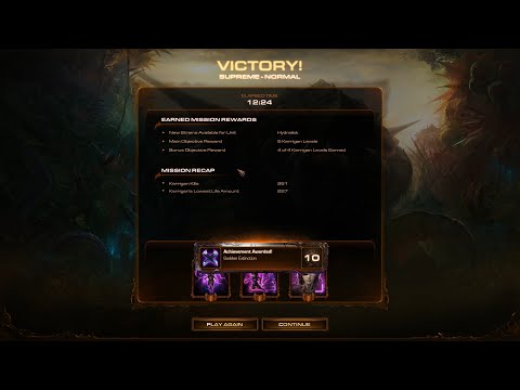 StarCraft II 10th Anniversary Campaign Achievements Hunt 41 - Sudden Extinction