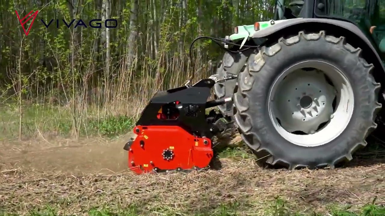 Szárzúzó - mulcsozó hidraulikus oldalkitolással – REMET F2-200