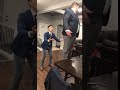 Guy Falls to Floor Failing to Bear Trust Falling Friend's Weight - 1016093