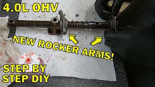 1993-2000 Ford Ranger Rocker Arm Replacement 4.0L OHV V6 (Rocker Arm Shaft Rebuild)