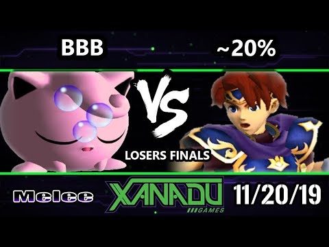 S@X 329 SSBM - BBB (Falco, Jigglypuff) Vs. ~20% (Fox, Roy) Smash Melee Losers Finals