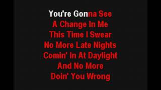 George Strait - If You're Thinking You Want A Stranger (Karaoke) - Outer Limits Karaoke