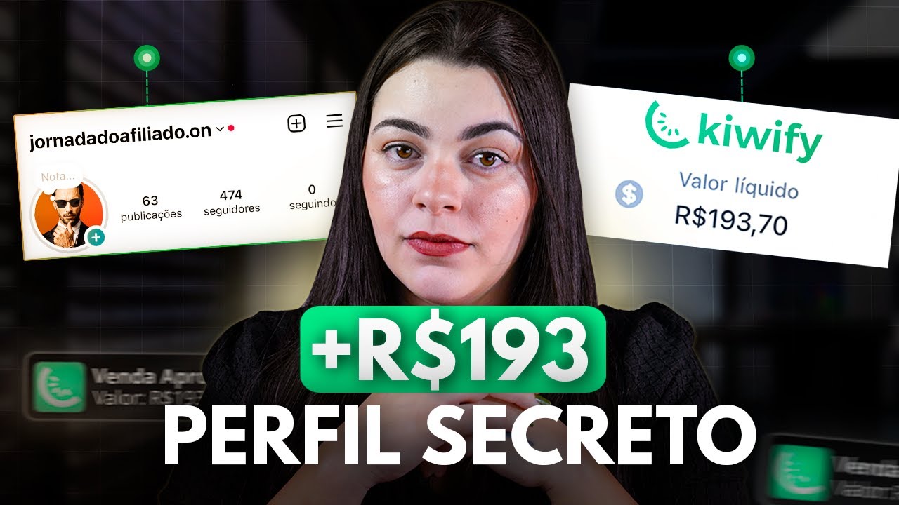 DIA 2: Como eu fiz R$193 com um PERFIL SECRETO no Instagram sem aparecer