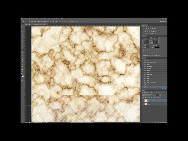 урок - Создание бесшовной текстуры (мрамор)