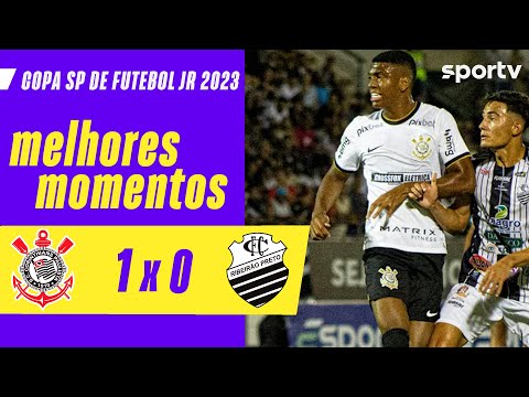 Gols e lances de Corinthians x Comercial-SP
