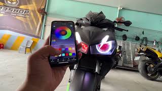 Winner X Độ Bi Led Siêu Sáng Nhiều Màu Nhiều Hiệu Ứng tại T23Shop Cần Thơ