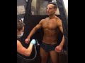 Video of a competitor getting sprayed tanned With Pro Tan®
