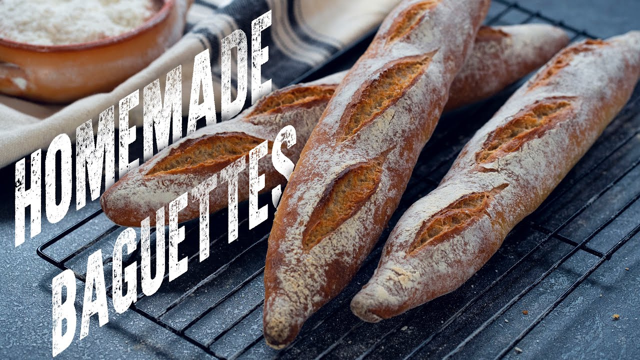 Homemade Baguettes - bread recipes