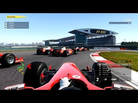 F1 2017 CHINA FERRARI F2004 VS 110% ULTIMATE AI