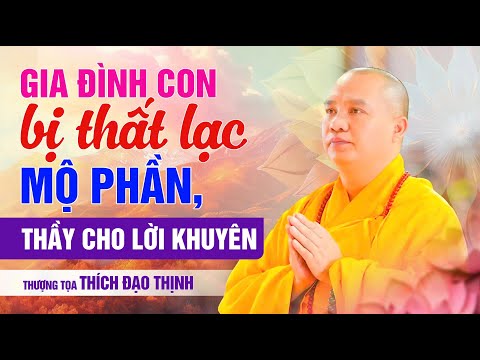 Gia đình con bị thất lạc mộ phần, Thầy cho lời khuyên | Thầy Thích Đạo Thịnh