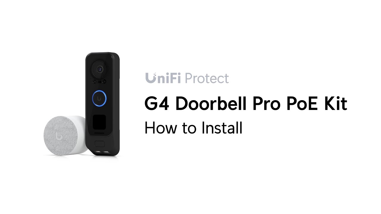 Ubiquiti IP Türstation UVC-G4 Doorbell Pro PoE KIT Weiss Ubiquiti IP Türstation UVC-G4 Doorbell Pro PoE KIT Weiss