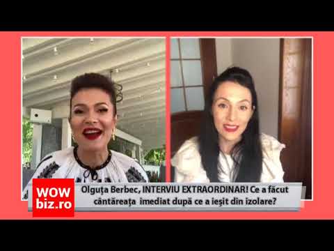 Olguta Berbec, INTERVIU EXTRAORDINAR! Ce a facut cantareata imediat dupa ce a iesit din izolare?