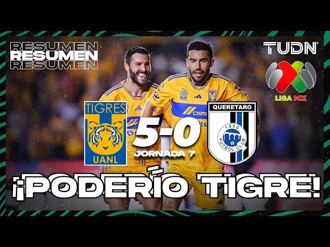 Highlights and goals | Tigres 5-0 Querétaro | AP2023-J7 | Liga MX | TUDN