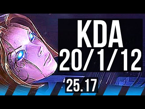 ORIANNA vs ZED (MID) | 20/1/12, Legendary | EUW Challenger | 25.17
