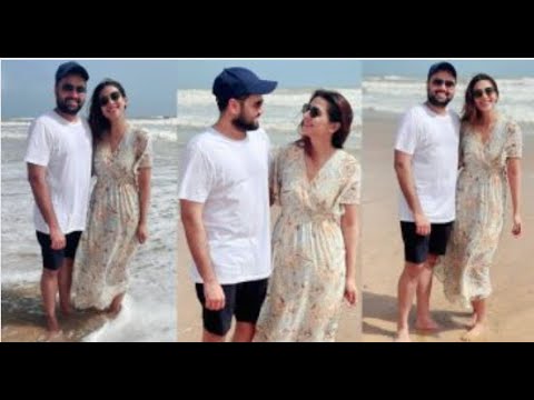 Rabab hashim family Spends A Relaxing Sunday With Her Husband At Beach