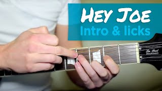 "Hey Joe" Intro Guitar Lesson | How to play Jimi Hendrix Easy Riff Lesson #10