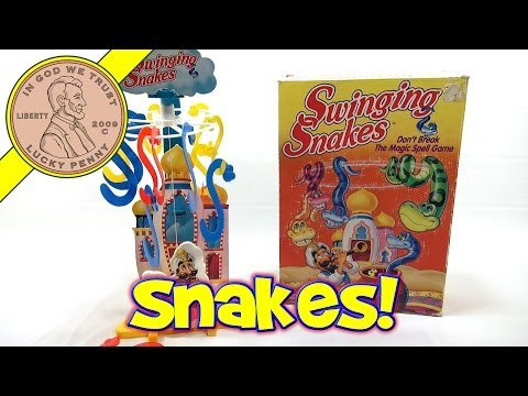 Swinging Snakes - Don't Break The Magic Spell Game,1993 Milton Bradley 